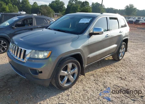 2013 Jeep Grand Cherokee Overland z USA, uszkodzony, nr VIN 1C4RJECG4DC588189